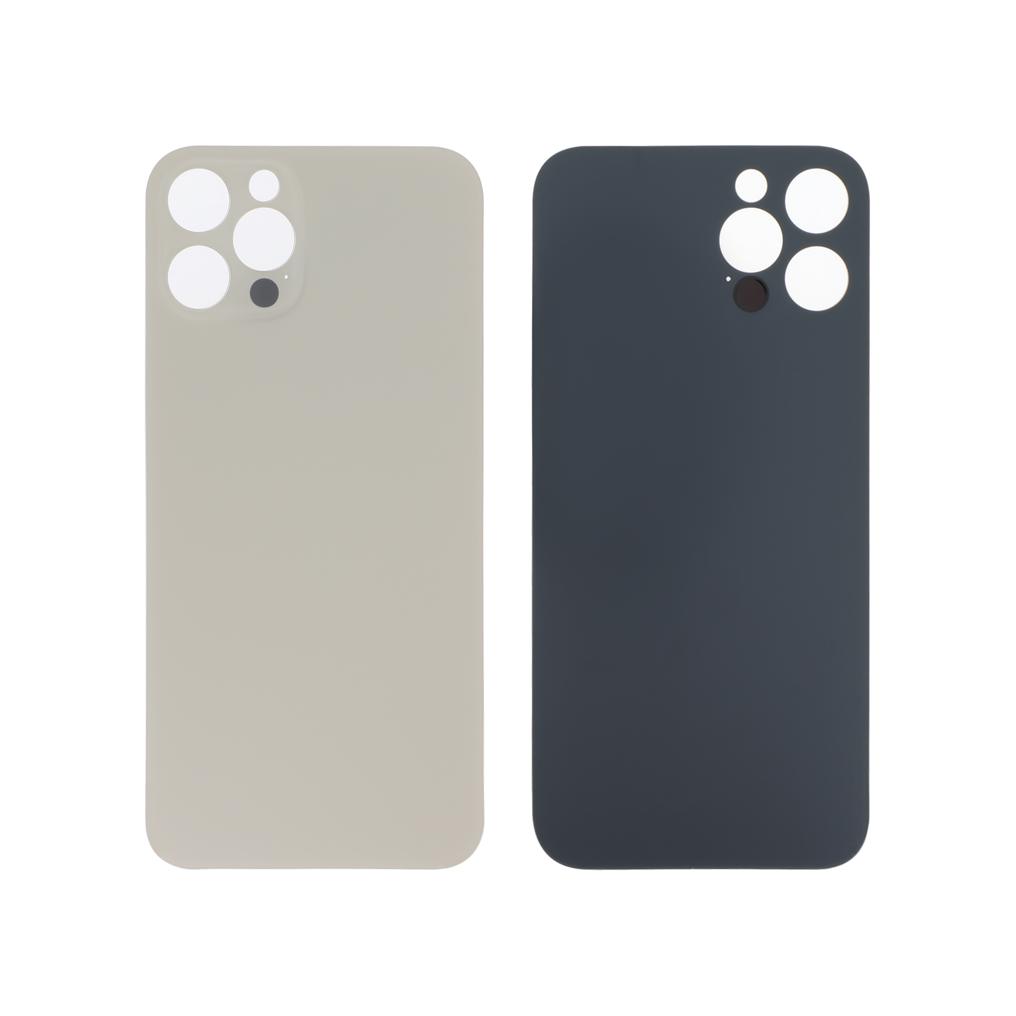 Capac spate Gold iPhone 12 Pro Large Hole fara logo