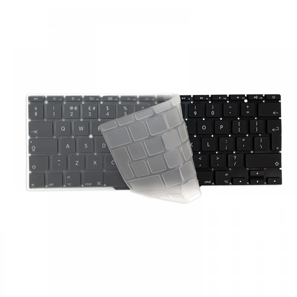 Folie de protectie pentru tastatura MacBook Air A1370 A1465, Transparenta, Layout UK