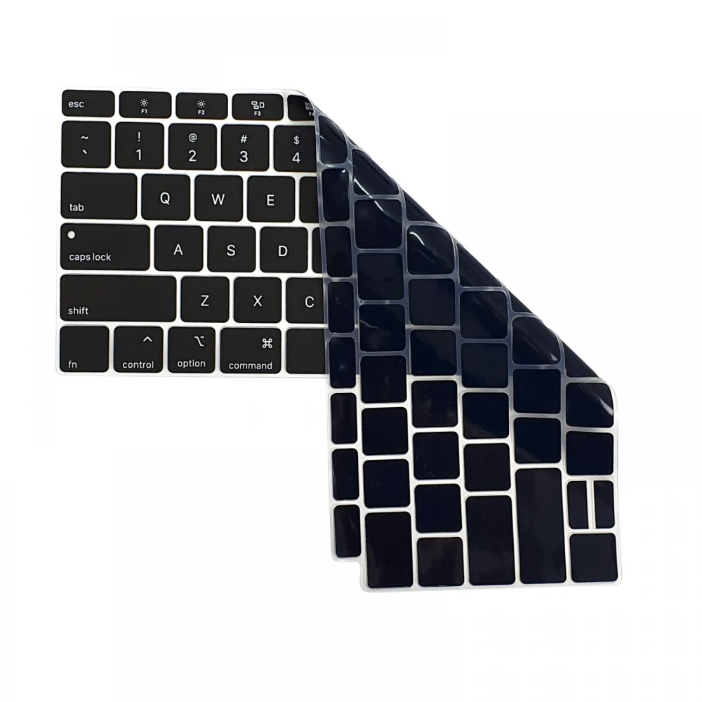 Folie de protectie pentru tastatura MacBook Air 13-inch A1932, Negru, Layout US