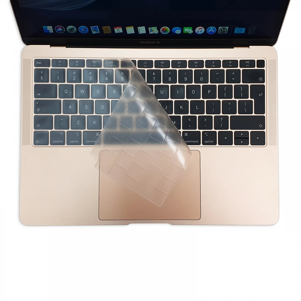 Folie de protectie pentru tastatura MacBook Air 13-inch A1932, Transparenta, Layout UK