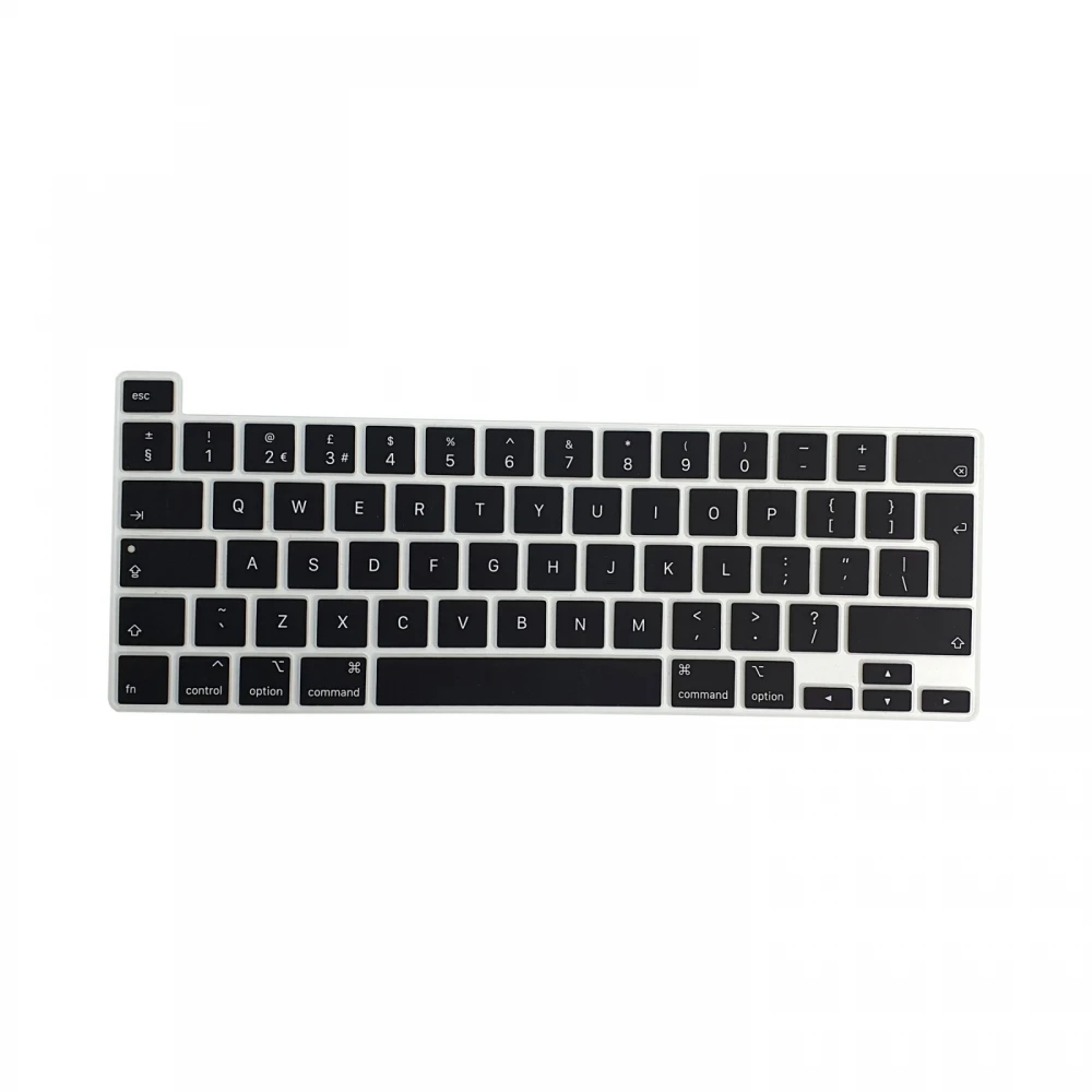 Folie de protectie pentru tastatura MacBook Pro A2251 A2289 A2338 A2141, Negru, Layout UK