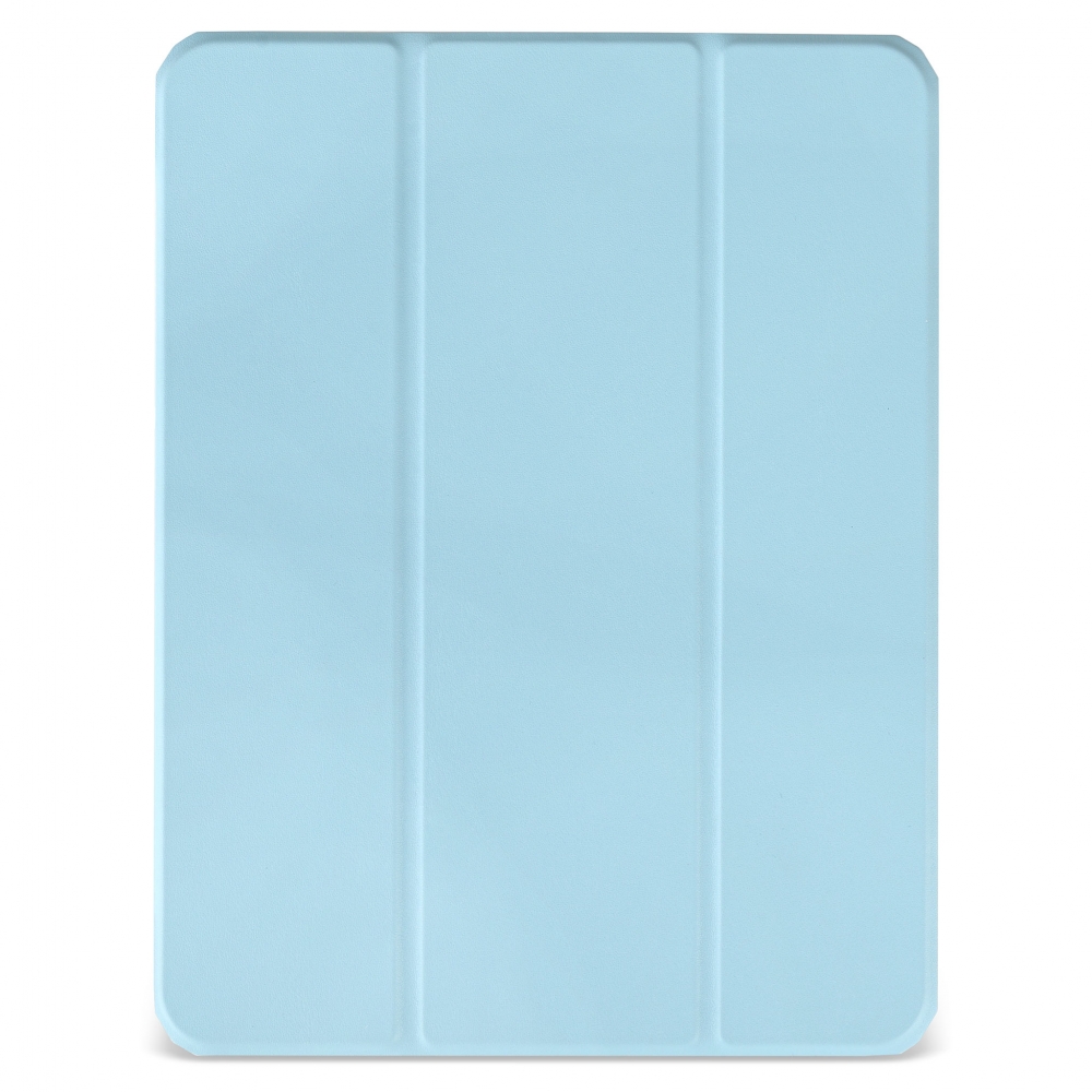Husă magnetică cu spate acrilic, colțuri întărite și suport Stylus iPad Air 4 10.9, Haze Blue