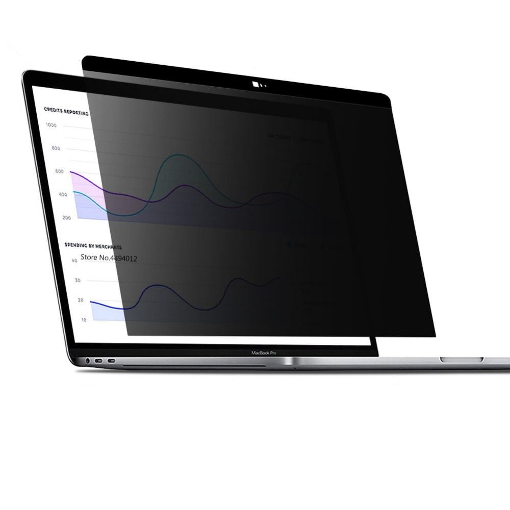 Folie display privacy compatibil cu Macbook Pro 15 Inch A1990, A1707, 2016 - 2019, Webcam cover integrat