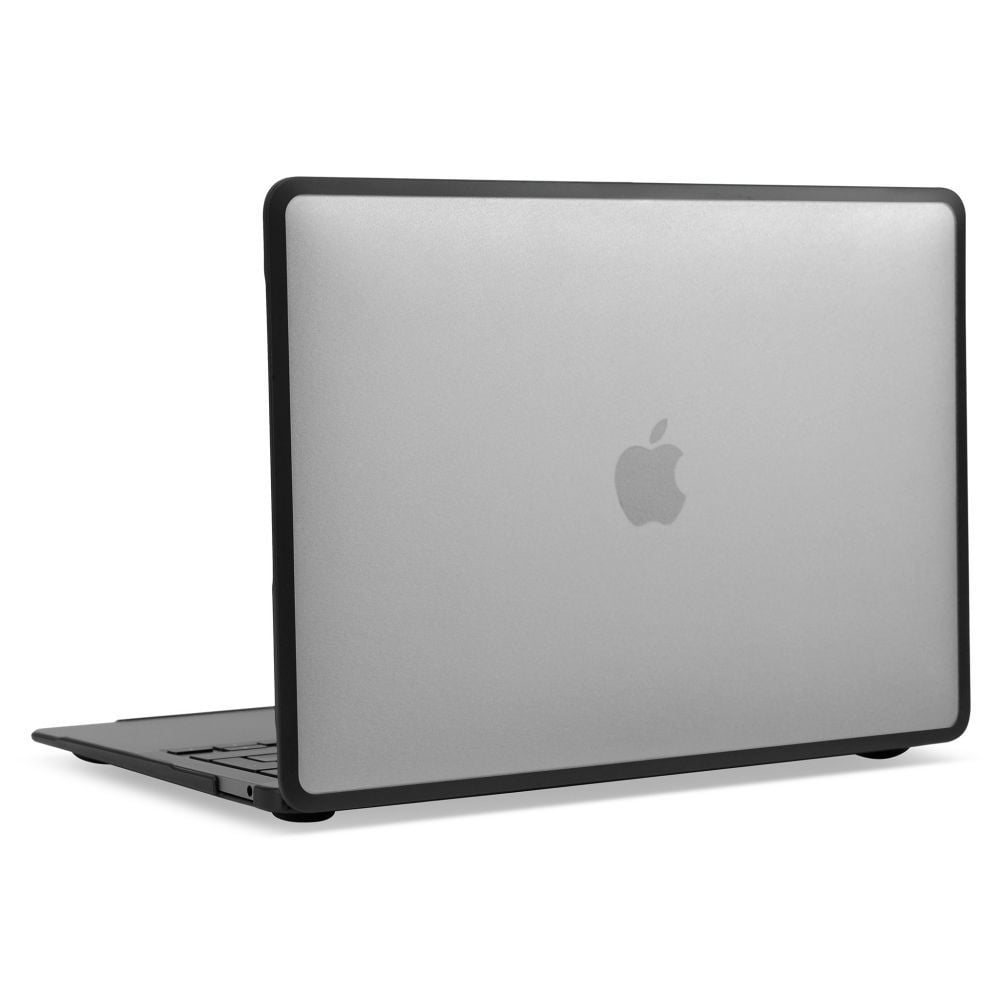 Carcasa de protectie Soft Edges pentru MacBook Pro M1 M2 16-inch A2485, A2780 - Negru-Transparent