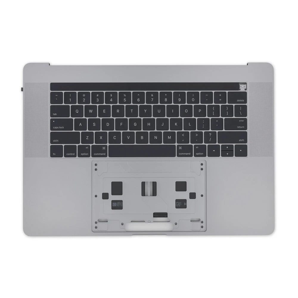 Topcase cu Tastatura si Touch Bar MacBook Pro Retina 15 inch A1707 2016-2017 Silver, US