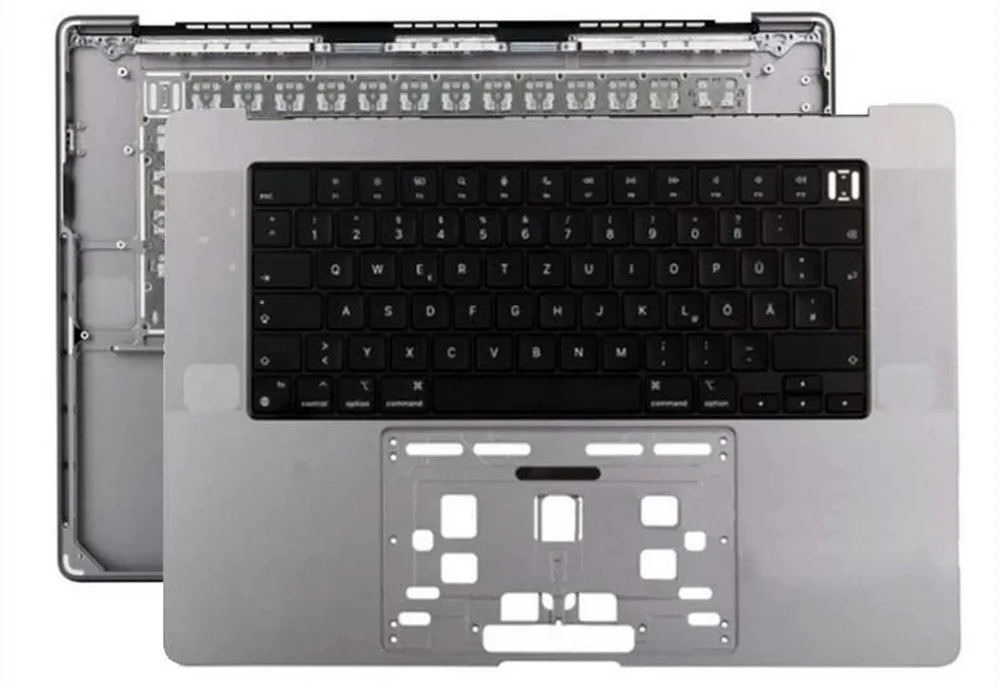 Topcase cu tastatura MacBook Pro 16 inch A2485 2021 Silver, UK