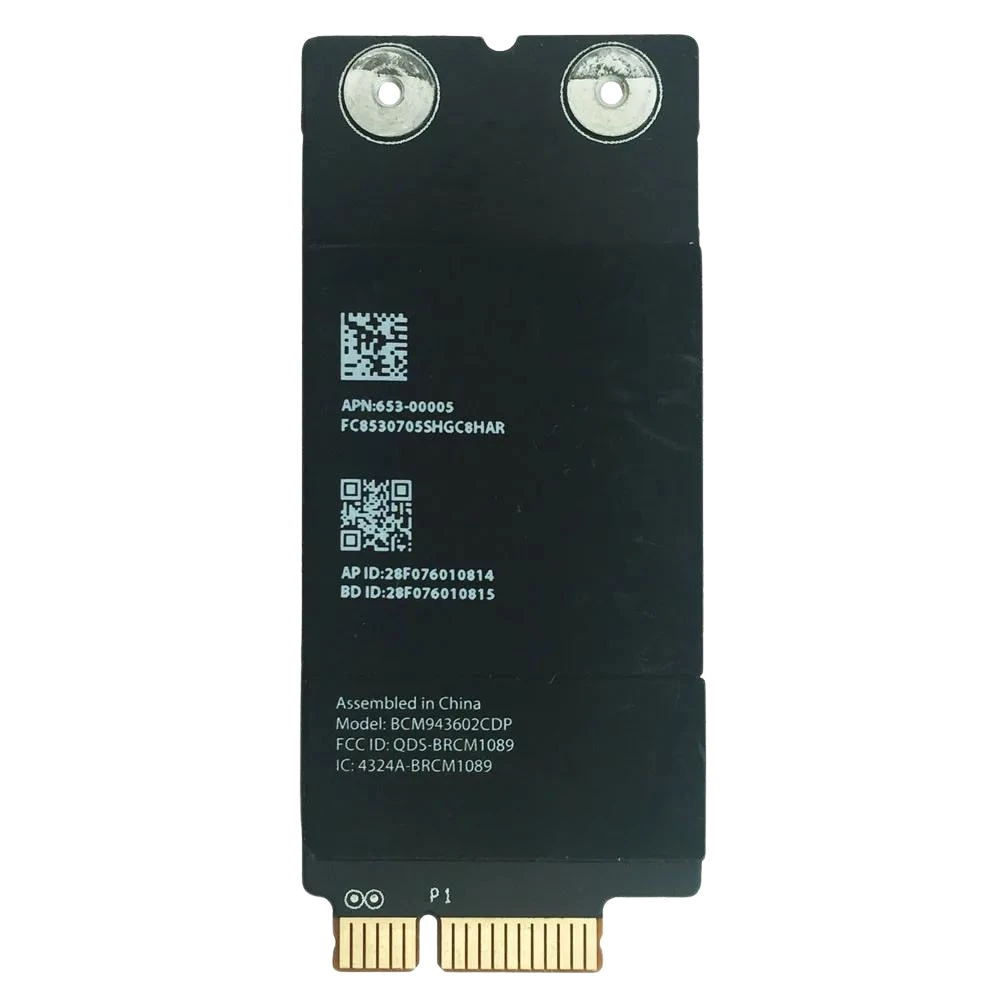 Placa Wireless AirPort WiFi WLAN Card BT 4.0 BCM943602CDP iMac A1418 A1419 A2115 A2116 (2015 - 2019)